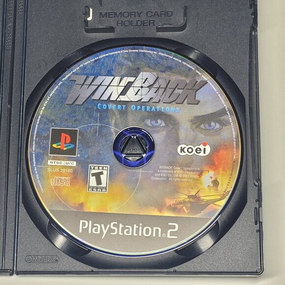 Winback Covert Operations Playstation 2 PS2 complete cib video game - Picture 3 of 5